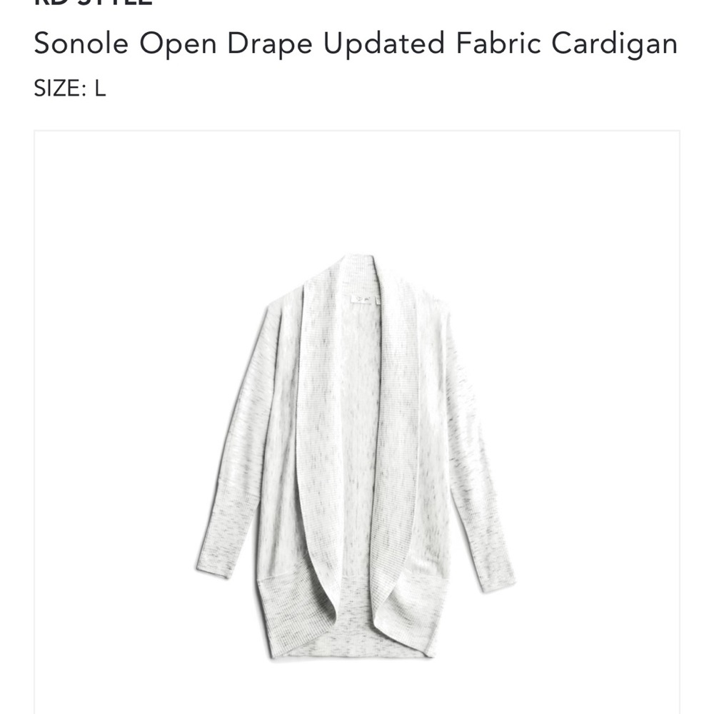 RD Style Open Drape Cardigan
